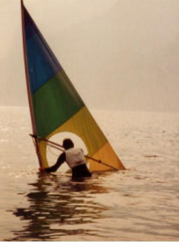 Vela arcobaleno, epoca pionieristica